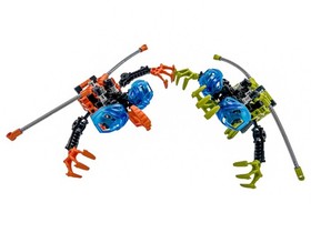 LEGO Bionicle Nui-Rama 8537 Rahi Beasts of Mata Nui with Transcluent Ruru masks