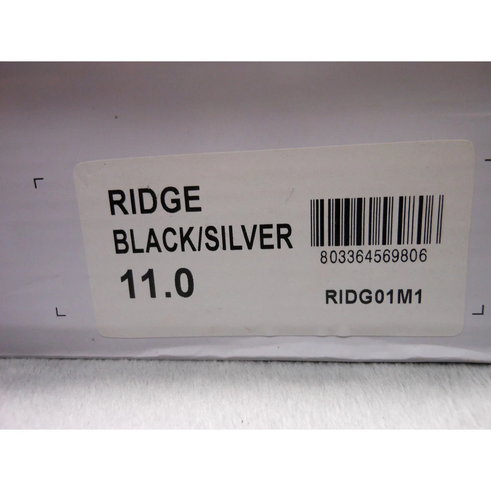 Steve Madden Ridge Black Silver Mens Athletic Sneakers Shoes Size 11 - Image 3 of 4