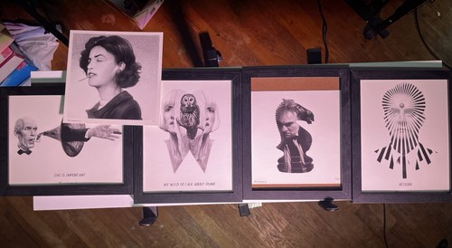 Greg Ruth Ink Twin Peaks Greg Ruth 2018 Limited Giclee Set 5 Framed Prints #125/300 ...