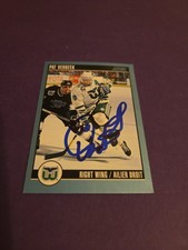 1992 Pat Verbeek Signed Hockey Card