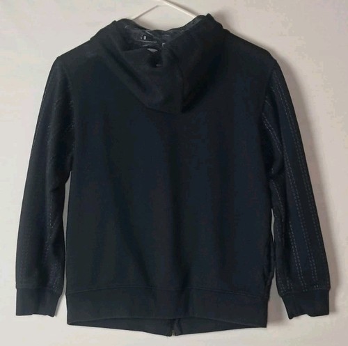 Star Wars Boys Large Darth Vader Hooded Sweatshirt Half Mask Zip Up - Picture 2 of 7
