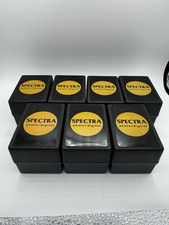 Lot of 7 Vintage Spectra Photo 35mm Slide Storage Boxes   Used