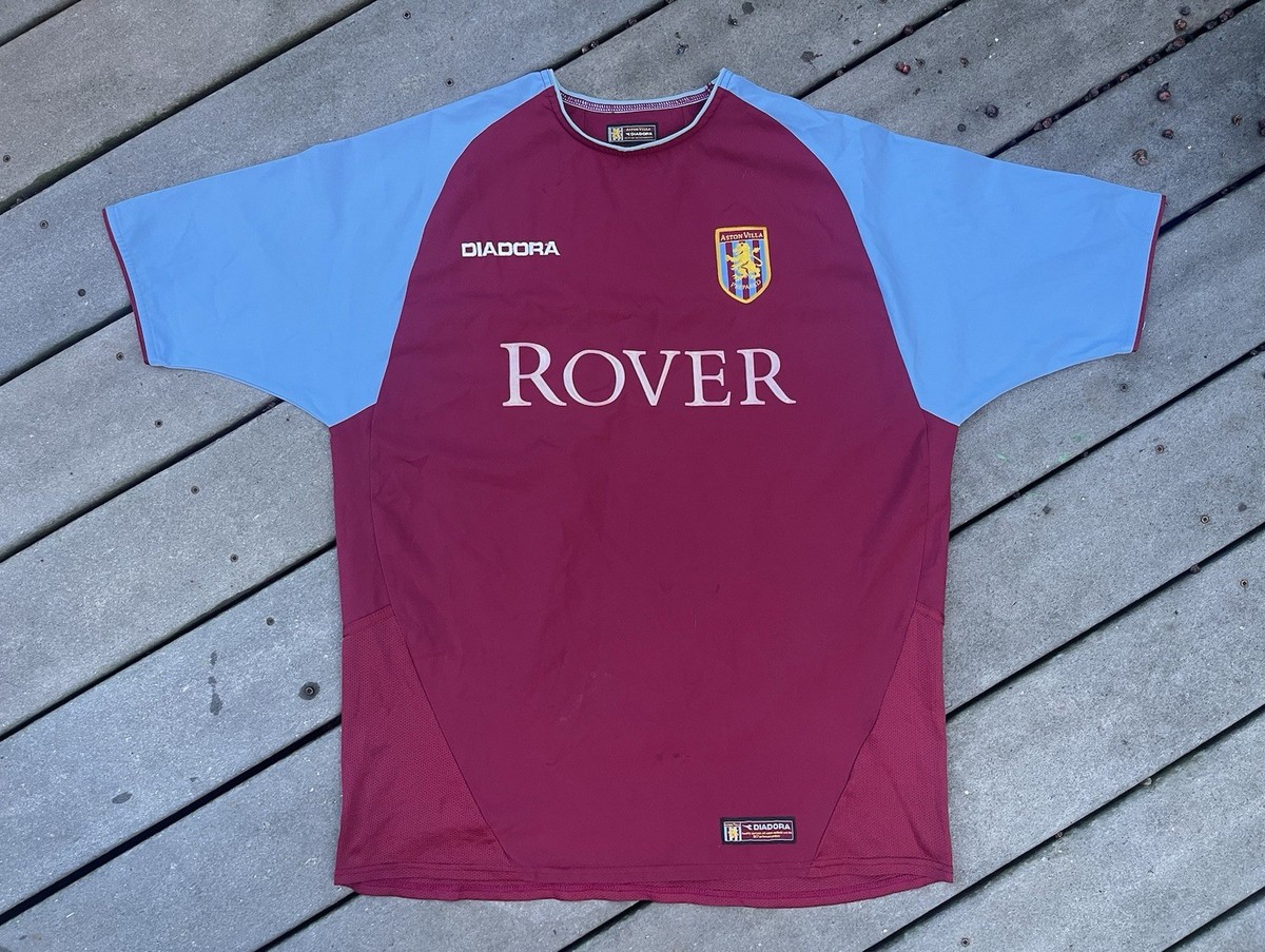 VINTAGE ASTON VILLA 2003/2004 HOME SHIRT FOOTBALL SOCCER JERSEY