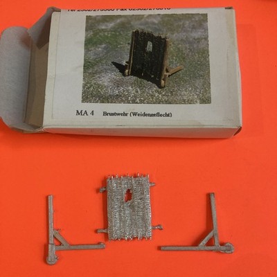 Fine Scale Factory MA4 Brustwehr Weidengeflecht Zinn Nachlass Sammlung
