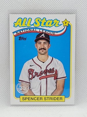 Spencer Strider 2024 Topps Baseball 89 All Star Throwback   #89ASB 15 NrMt