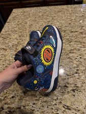 Heelys Big Kids' Dual up X2 Sneaker Navy/Black/Multi Orbit size 6 youth, EUC