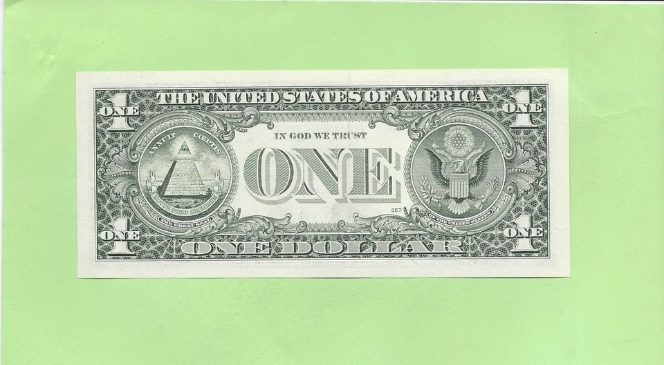 1988A* ..UNCIRC $1  G 1062 3965 *  .... 1988A $1  G-*       STAR NOTE      FRN - Image 2 of 2