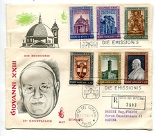 Vatican FDC Venetia 1961 Pope John XXIII travelled Racc. for Italy