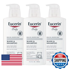 Eucerin Baby Unscented Baby Shampoo And Body Wash Hypoallergenic Tear Shampoo