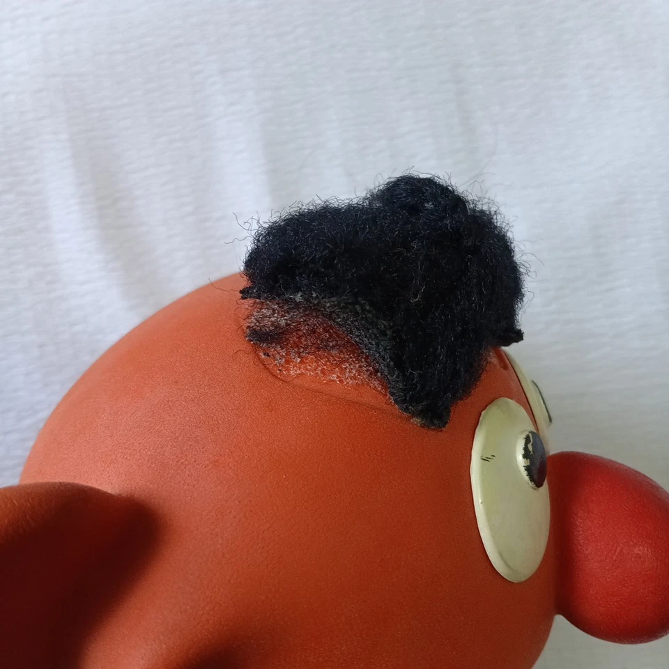 Marioneta de mano de Plaza Sésamo Ernie de colección años 70 Jim Henson Muppet juguete preescolar Foto 4 de 4