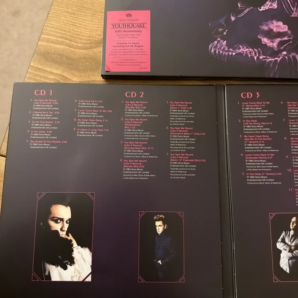 DEAD OR ALIVE - Youthquake (40th Anniversary Edition) 4 x CD edition  - Image 3 of 4