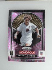 2026 Panini Monopoly Prizm FIFA World Cup 90 Michelle Akers Pink Stars