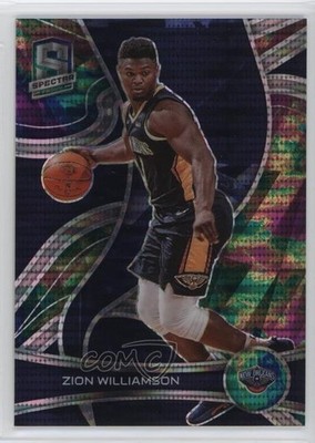2021-22 Panini Spectra Variation Celestial Prizm 36/99 Zion Williamson #8 10qe