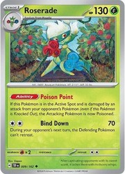 Roserade 009/162 Temporal Forces Uncommon