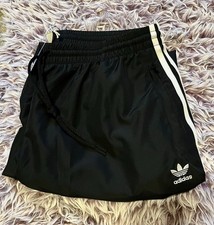 adidas ADICOLOR FIREBIRD Oversized Track Pants Women  s Large NWT Black/White