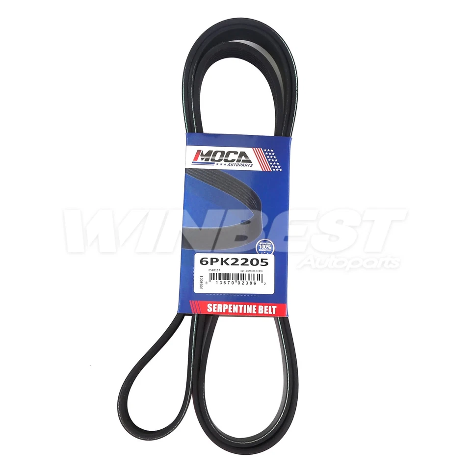 Kit de componentes de cinturón Serpentine para 07-13 Dodge Nitro Jeep Liberty Ram 1500 Aspen Foto 4 de 4