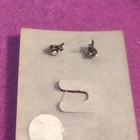 Sterling Silver Heart Stud Earrings — photo 3