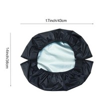 210D Coated Black Horse Feed Bin Lid Adjustable Doublesided Tape Closure