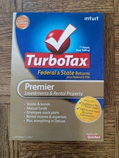 TURBOTAX PREMIERE CD Years 2010 2011 2012 2015