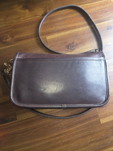 Bolso Bandolera COACH Vintage City Cuero Marrón Hecho en Nueva York Estados Unidos 156-6621 - Imagen 16 de 23