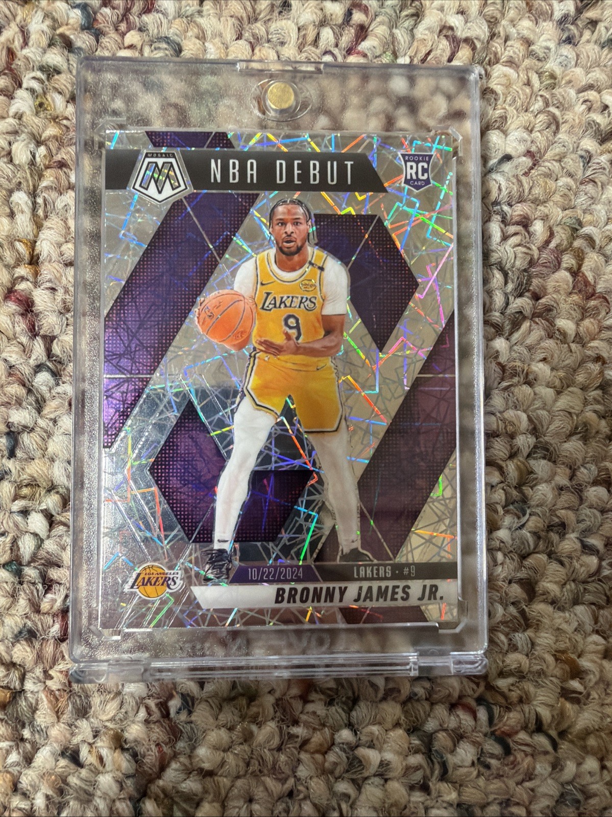 2024-25 Panini Mosaic NBA Debut Bronny James #262 RC