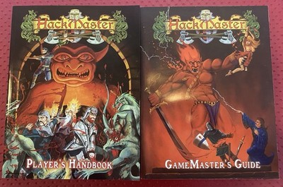 HACKMASTER Starter Combo: PLAYER'S HANDBOOK & GAMEMASTER'S GUIDE - Kenzer & Co.