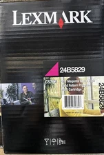 Genuine Lexmark 24B5829 Magenta Extra HY Toner Cartridge - NEW SEALED