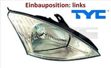 TYC 20-5676-08-2 Hauptscheinwerfer links Scheinwerfer Frontscheinwerfer 