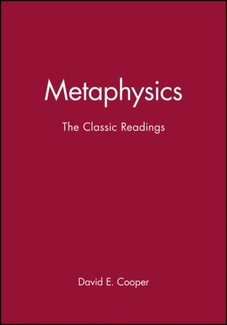 Metaphysics by Cooper PAPERBACK 9780631213253