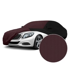 For Volkswagen Fox 87-93 Stormproof Wine Custom Car Cover W Black Sides For Volkswagen Fox 87-93 Stormproof Wine Custom Car Cover W Black Sides