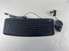 9DF28AA ABL HP Pavilion 200 Wired Keyboard and Mouse Combo Black