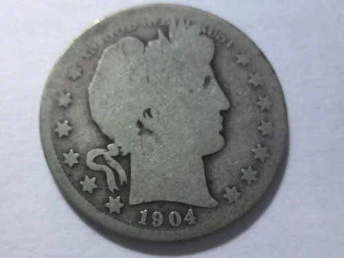 1904-S Barber Half Dollar — photo from the most recent tracked eBay sale