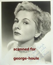 JOAN FONTAINE - 8X10 - VTG - INSCRIBED - JOHN CARLYLE - JUDY GARLAND - AA