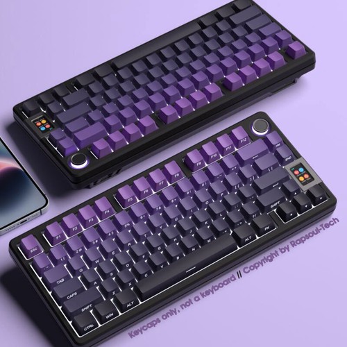 Double Shot Side Print PBT 134 Keycaps Set for Cherry MX Mechanical Keyboards - Picture 6 of 18