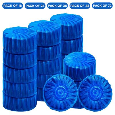 Solid Toilet Cleaner Automatic Bleach Toilet Bowl Cleaner Stain Remover Blue Tab Tablet Flush Deodorizes Toilet Deodorant I4302521148