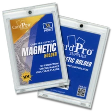 Lot of 3 Card Pro 35pt Magnetic Card Case Holder for Standard Sized Cards 