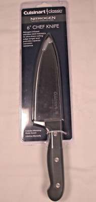 Cuisinart Classic Nitrogen Infused 6'' CHEF KNIFE Full-Tang Triple Rivet * NEW *