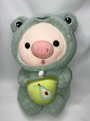 Pig In Frog  Costume Drinks bubble milk tea 10  Excellent Condition