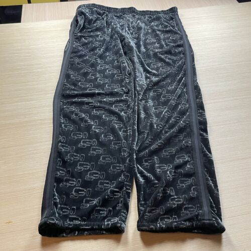 Vintage God Body Y2K Velour Baggy Pants Cyber Mall Goth XXzl Godbody Track