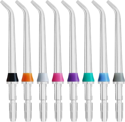 8x Ersatz-Strahlspitzen für Waterpik WP100 WP250 WP300 Köpfe zur Mundseide