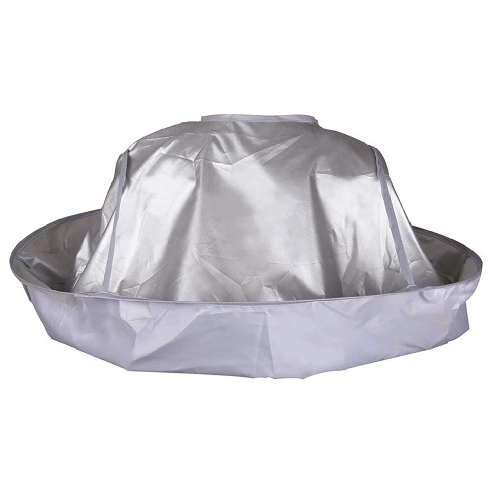 Capa de corte de pelo paraguas peluquería capa atrapadora cubierta salón peluquero familia Foto 2 de 4