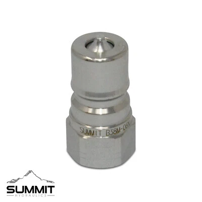 SUMMIT HYDRAULICS 3/8″ NPT ISO 7241-B Quick Disconnect Hydraulic Male Coupler
