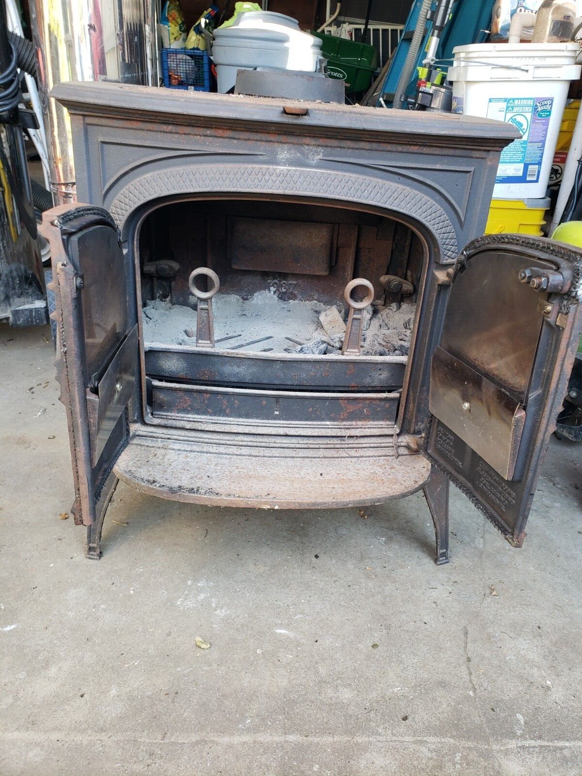 vermont casting wood burning stove (Intrepid) | eBay