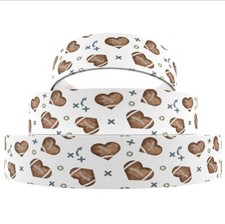 1.5 INCH Football Plays GROSGRAIN RIBBON Hair Bow Football Team 1243905