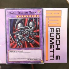 DRAGO TESCHIO NERO YU-GI-OH AFFARE COMUNE ITALIANA