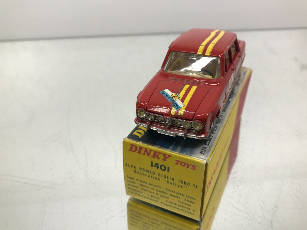 Alfa Romeo Giulia 1600 Ti Rallye Rouge Dinky Toys 1401 Atlas Neuf 1/43