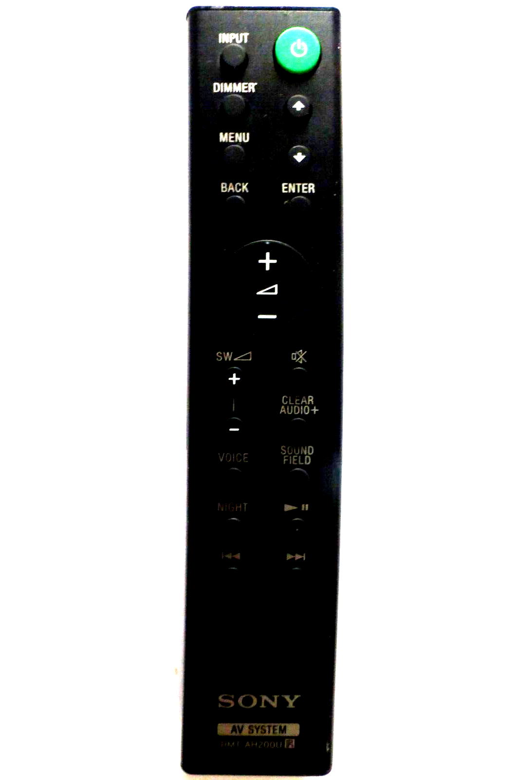 SONY HOME THEATRE SYSTEM REMOTE CONTROL RMTAH200U for HTRT3 eBay