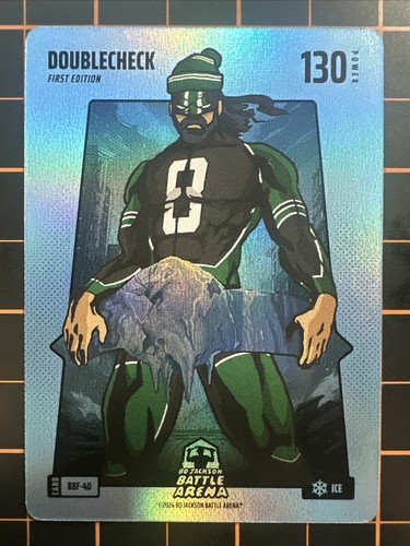 Doublecheck Aaron Rodgers 2024 Bo Jackson Battle Arena Blue Ice Battlefoil Jets