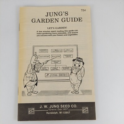 Jung's Garden Guide Let's Garden 1988 J.W. Jung Seed Co Brochure 38 Pages |  eBay