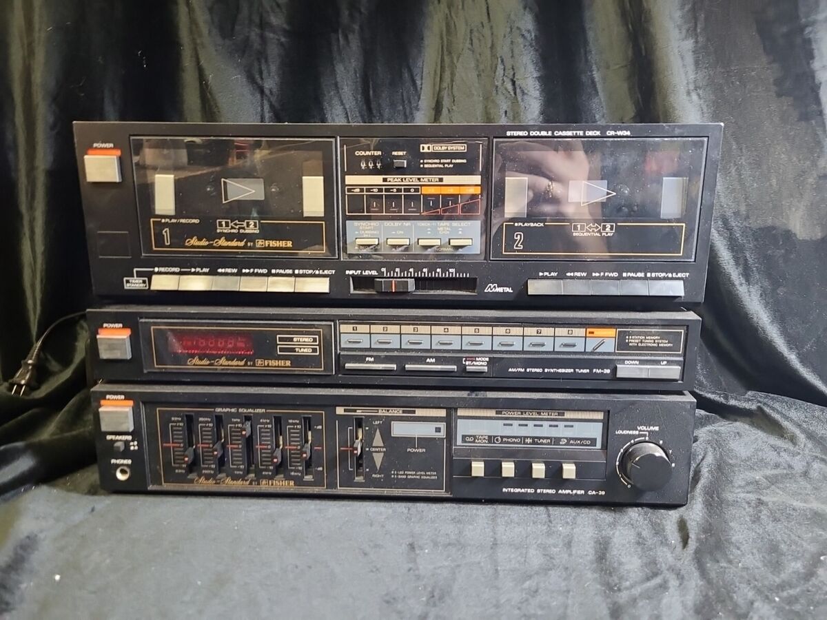 Fisher Studio Standard Cassette Deck Tuner And Amplifier Untested | eBay Fisher Studio Standard Cassette Deck Tuner And Amplifier Untested | eBay